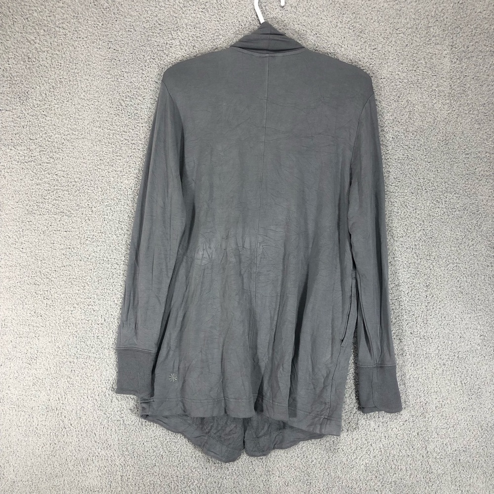 Athleta Women's Pranayama Restore Rib Wrap Cardigan Size S Open Front - Picture 9 of 11